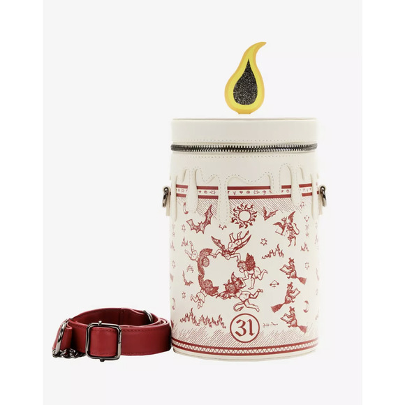 NEW! Loungefly Disney Hocus Pocus Black Flame Candle Crossbody Bag $70 msrp D13 - Picture 1 of 11